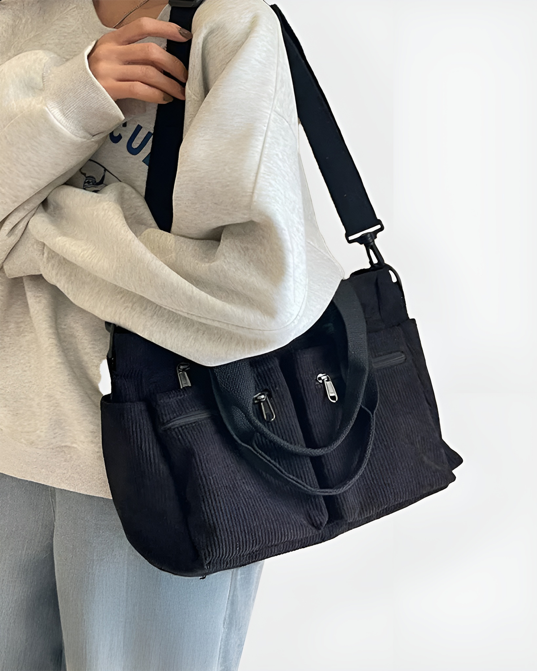 Samantha | Everyday Corduroy Tote Bag