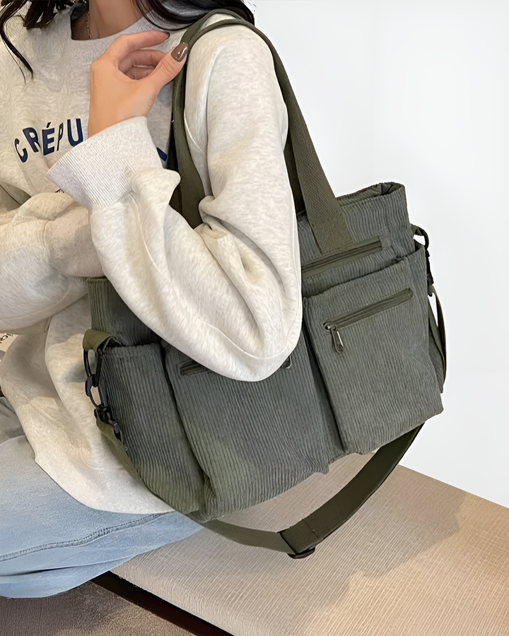 Samantha | Everyday Corduroy Tote Bag
