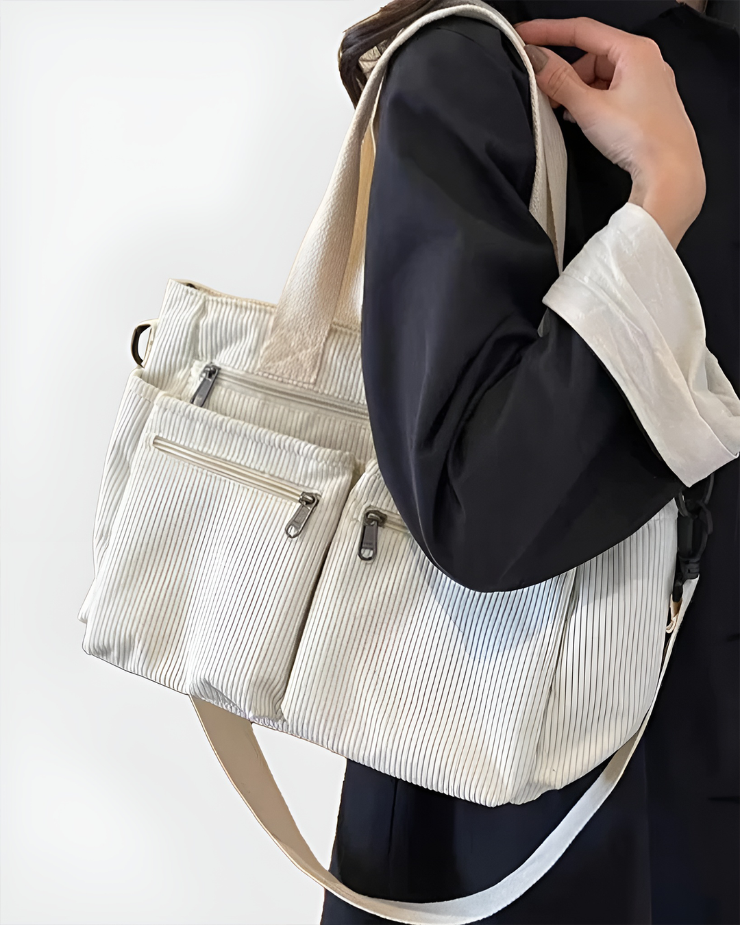 Samantha | Everyday Corduroy Tote Bag