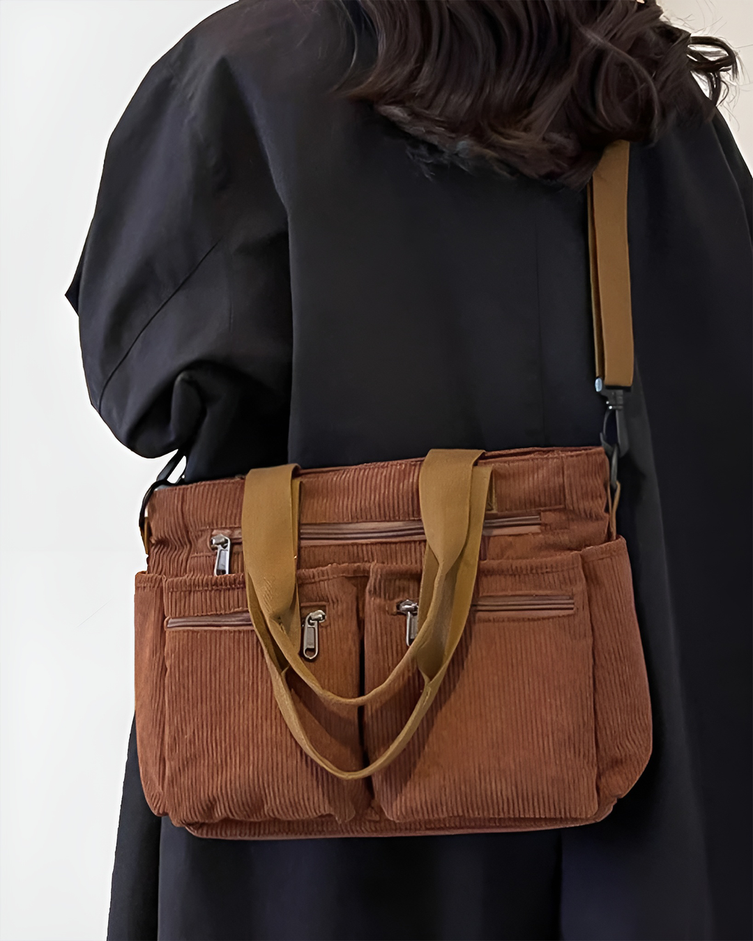Samantha | Everyday Corduroy Tote Bag